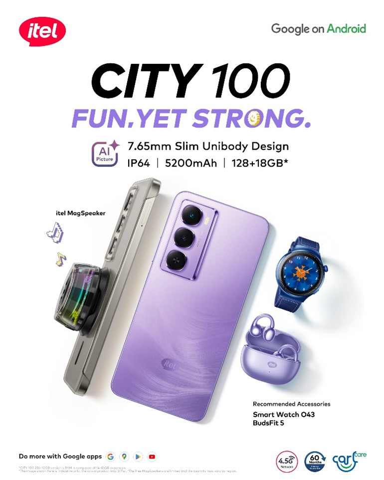 New City, New Vibes: Say Hello to the itel City 100 – The Bold New Smartphone Made for the Young and Vibrant