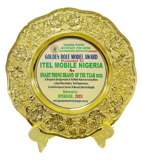 itel Receives NYAGGI Golden Role Model Award as Best Smartphone Company of the Year 2025