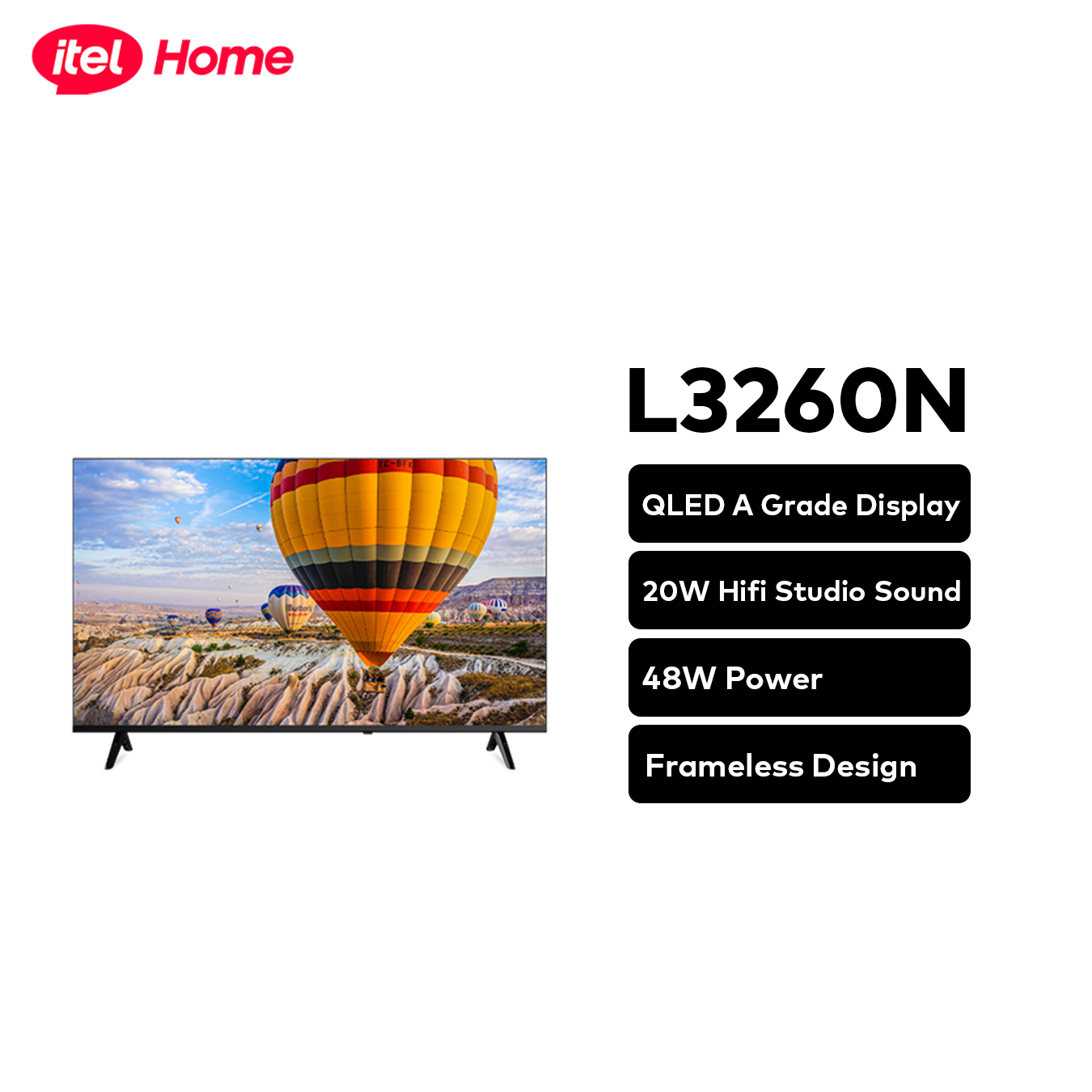 itel 32/43/50" QLED 4K Smart TV | Champions Promo