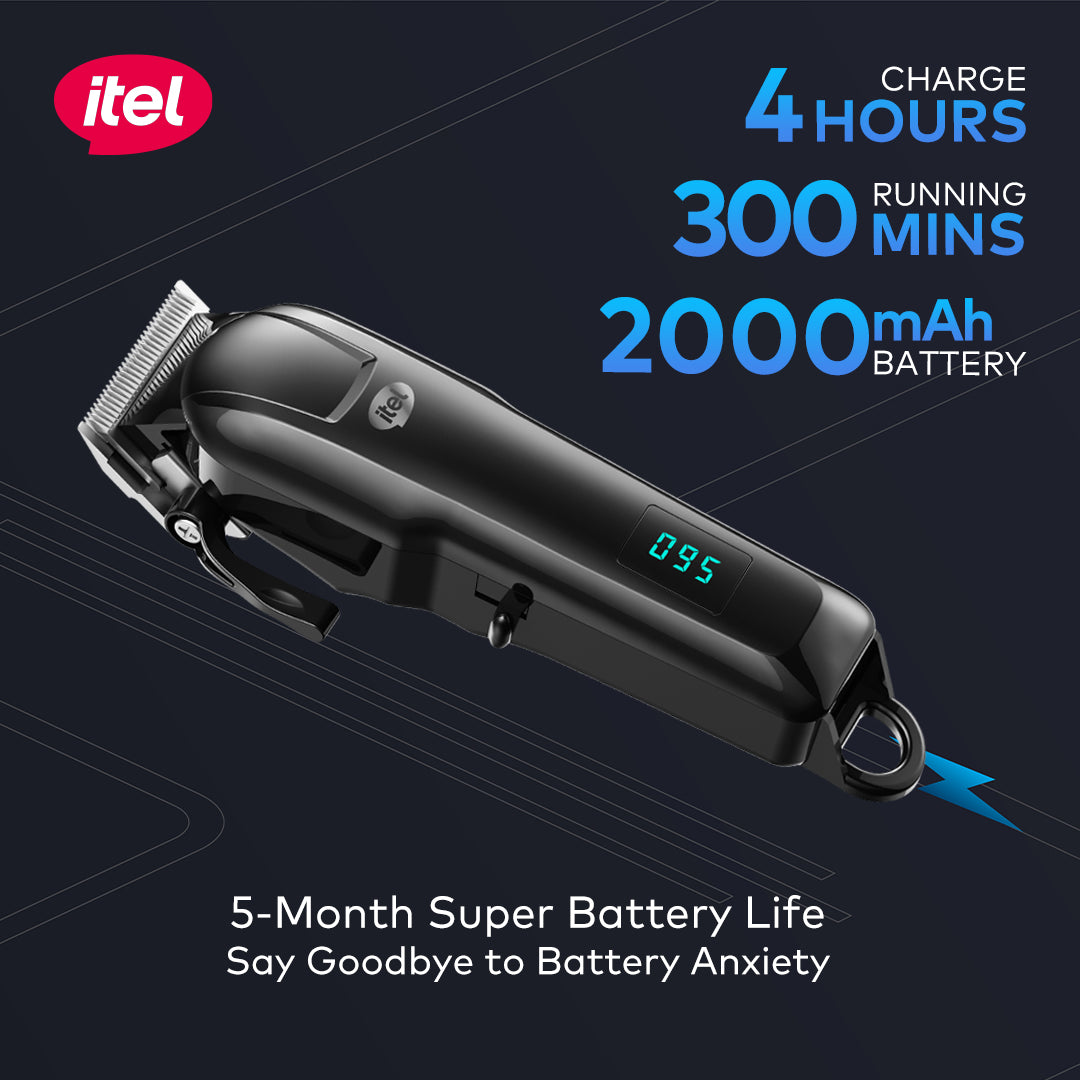 IHC-33 Classic 2-Hair Clipper 2000Mah Sharp Cut & Digital Display 6500RPM