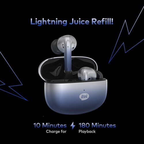 itel TWS BudsPlay Earbuds 4 Mic ENC Gaming Mode Co-branded Boomplay