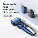 itel 3 In 1 Rechargeable Trimmer Stainless Steel Blades Powerful Motor (ISS-13)