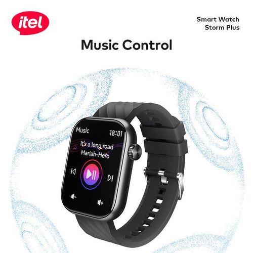 itel Storm Plus SmartWatch ISW-015 – 2.01" HD Display, IP68 Waterproof, Bluetooth Calling, AI Voice Assistant, 100+ Sports Modes