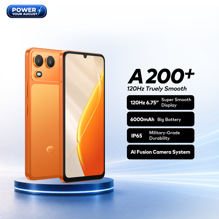 itel A200+ Smartphone | Power Your August