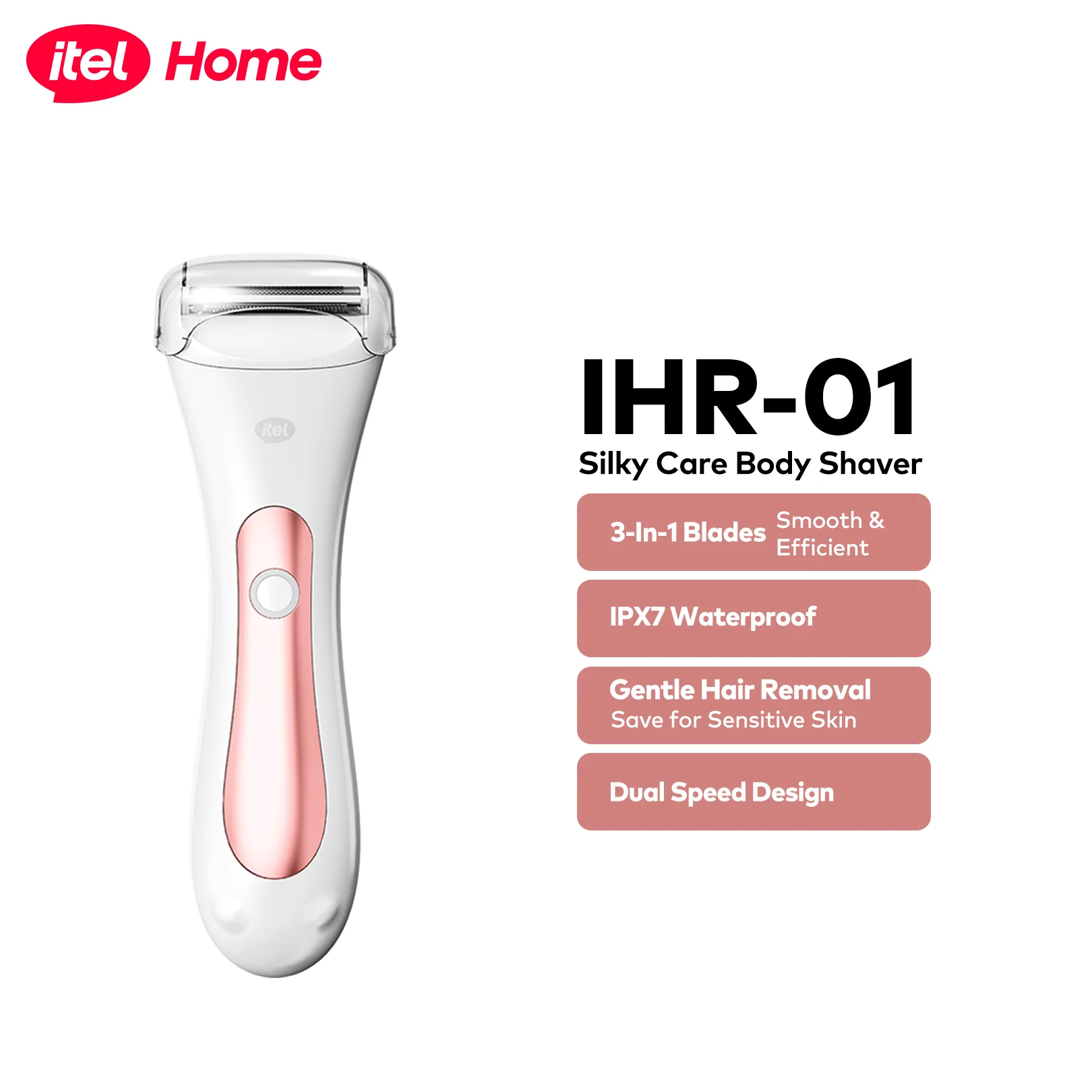 itel Rechargeable Body Shaver & Trimmer (IHR-01)