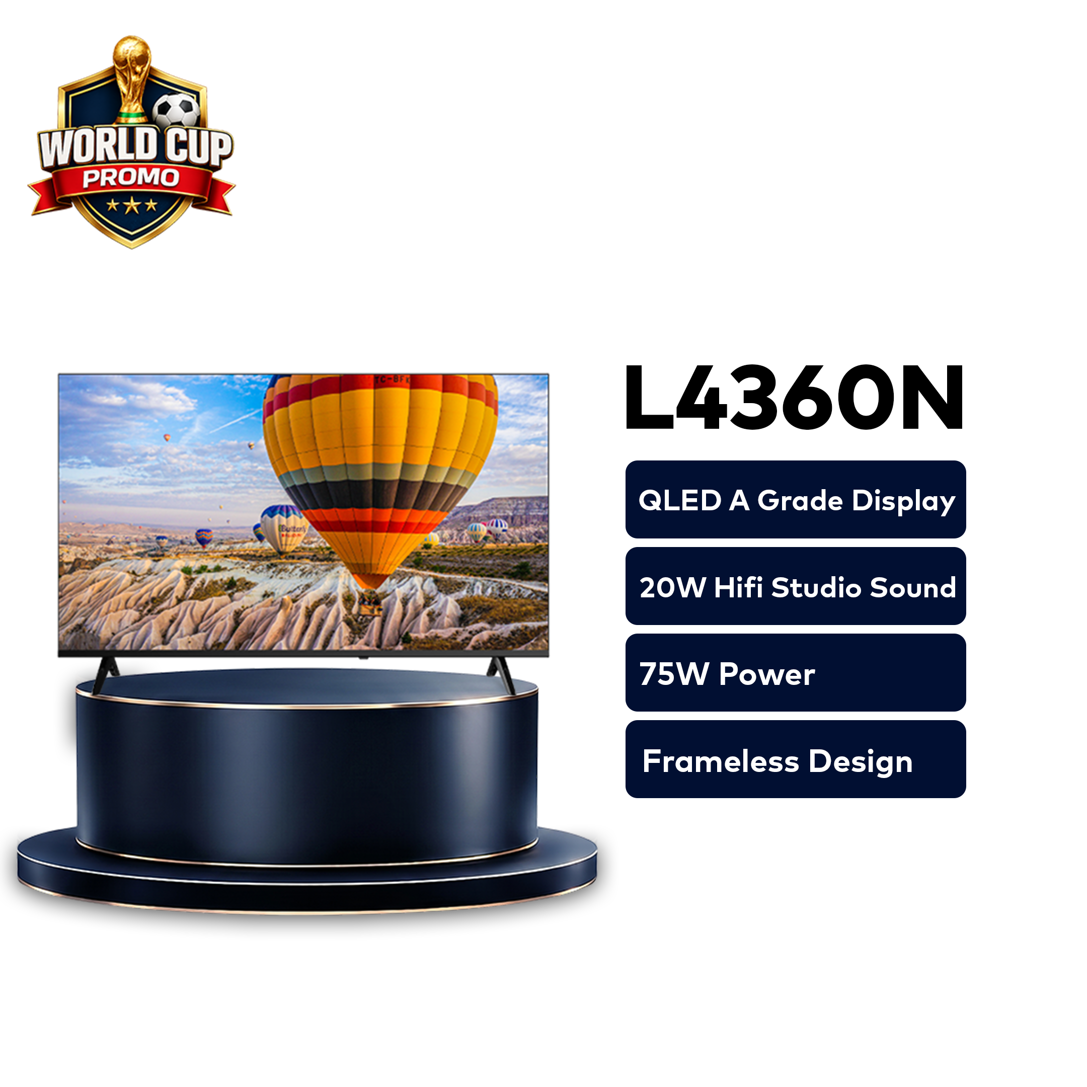 itel 32/43/50" QLED 4K Smart TV | Champions Promo