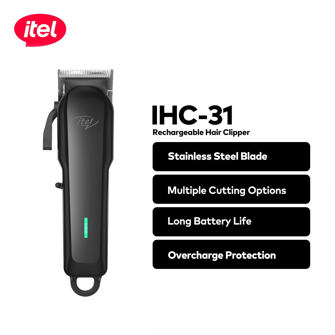 itel Multifunction Rechargeable Hair Clipper IHC-31