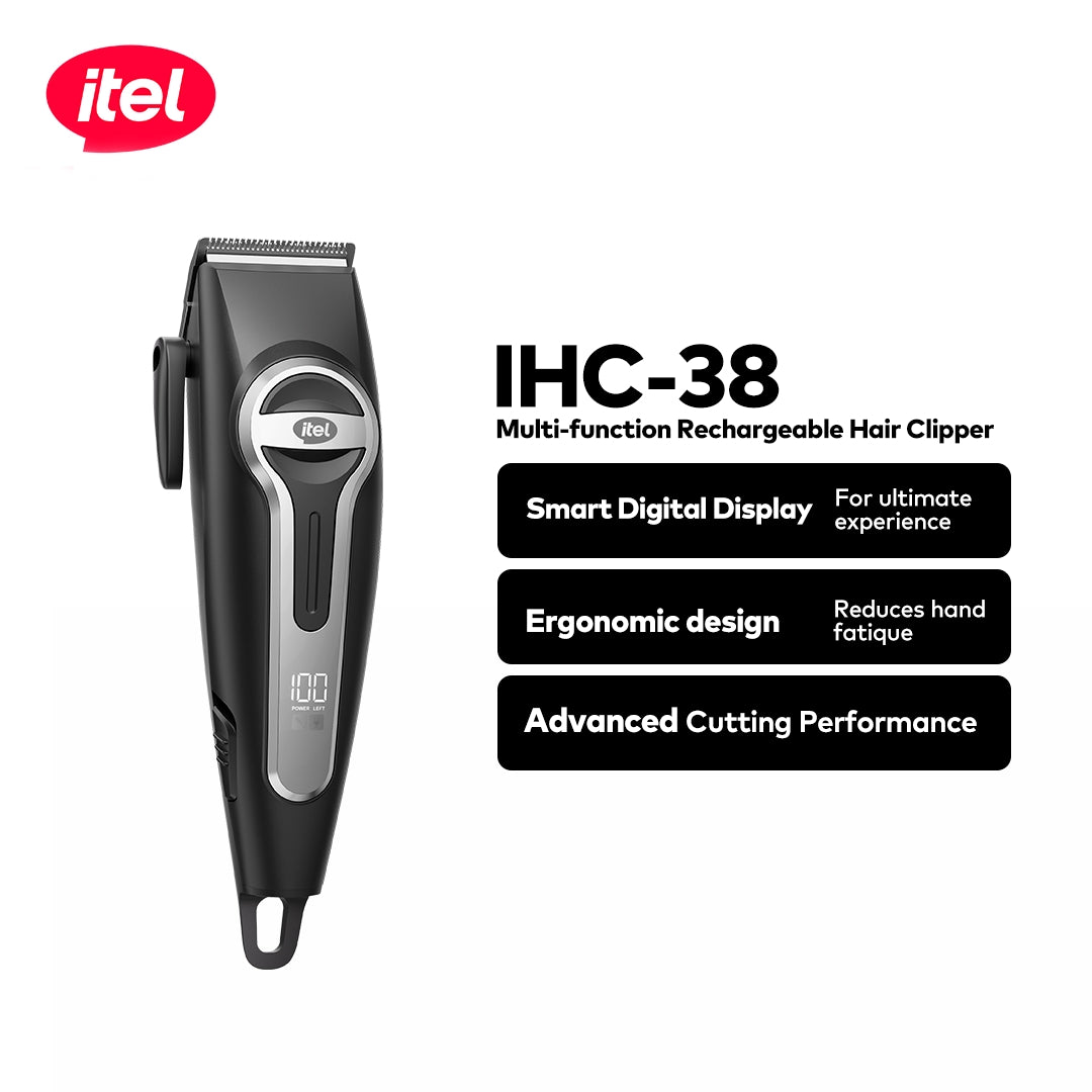 itel Multi-function Rechargeable Hair Clipper (IHC-38)