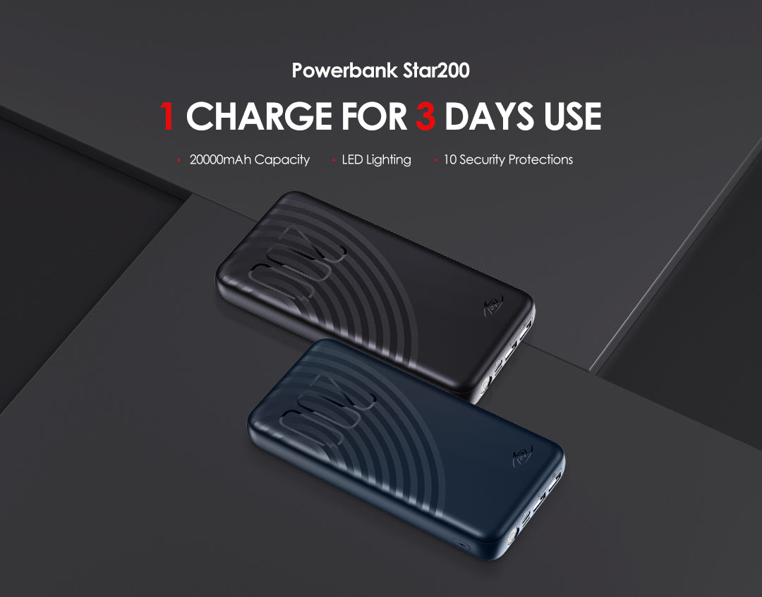 itel Star 200 Powerbank 20000mAh Fast Charging Power Bank