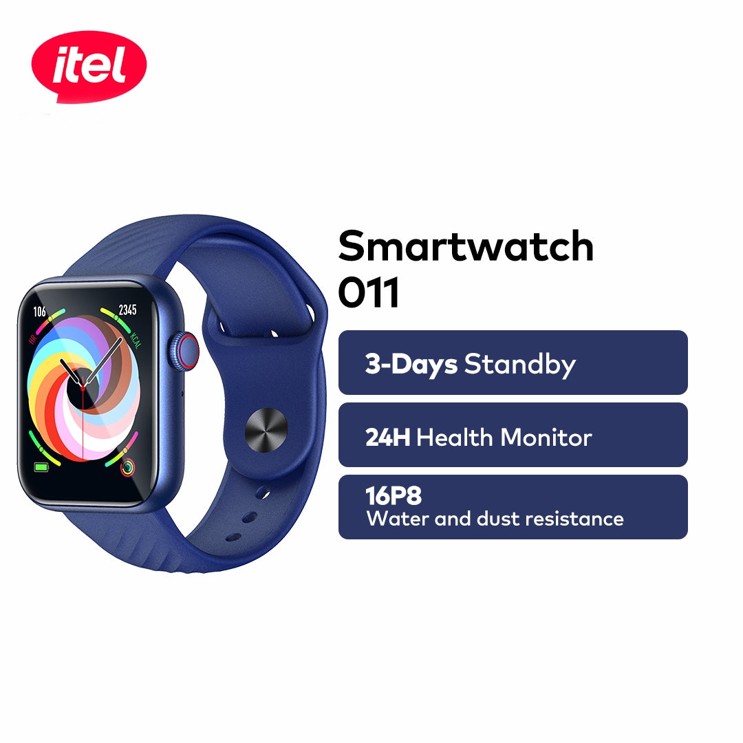 itel Smartwatch O11 Native Storm 3-Days Standby 24H Health Monitor
