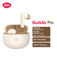 itel TWS BudsAir Pro Earphones Earbuds Bluetooth5.4 ENC