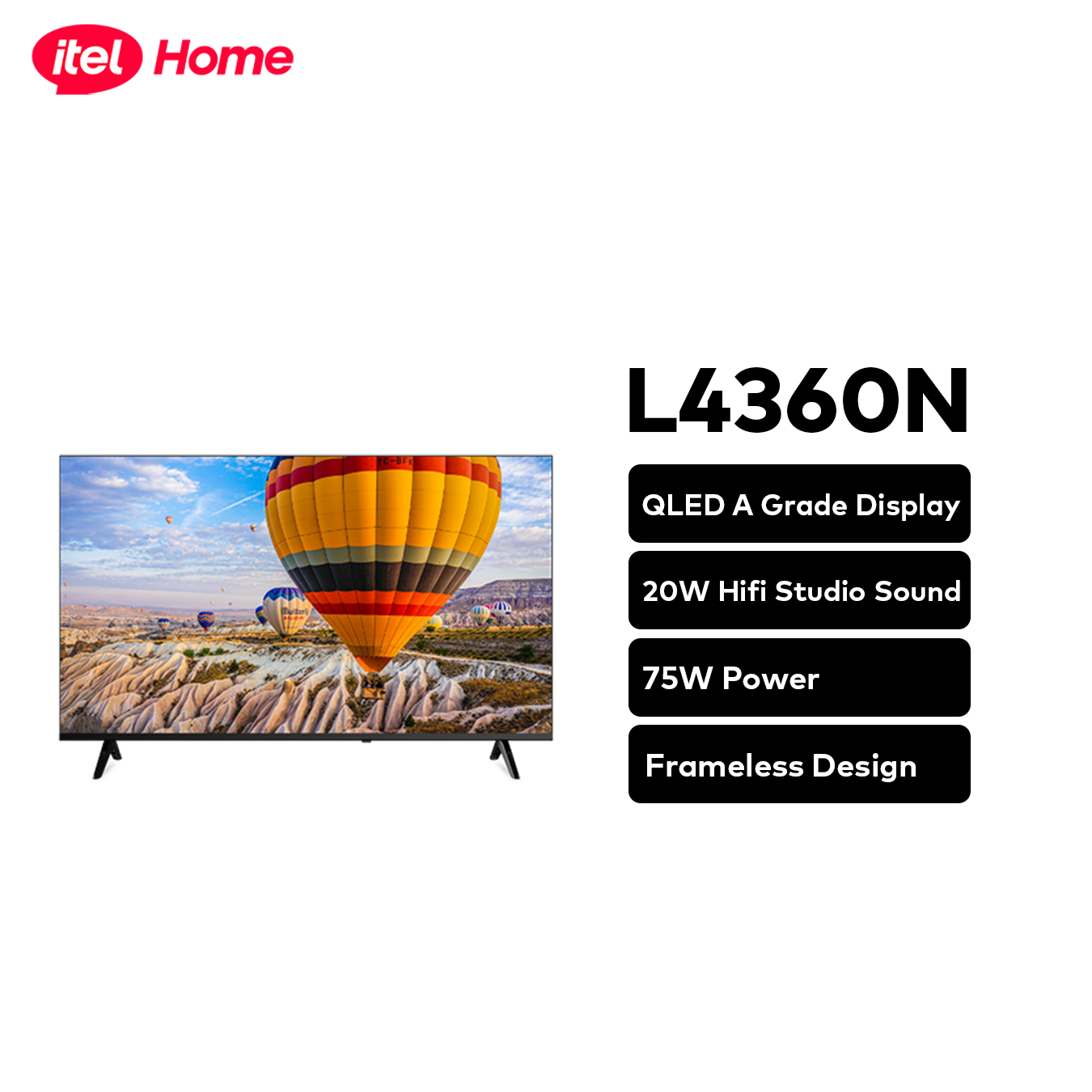 itel 32/43/50" QLED 4K Smart TV | Champions Promo
