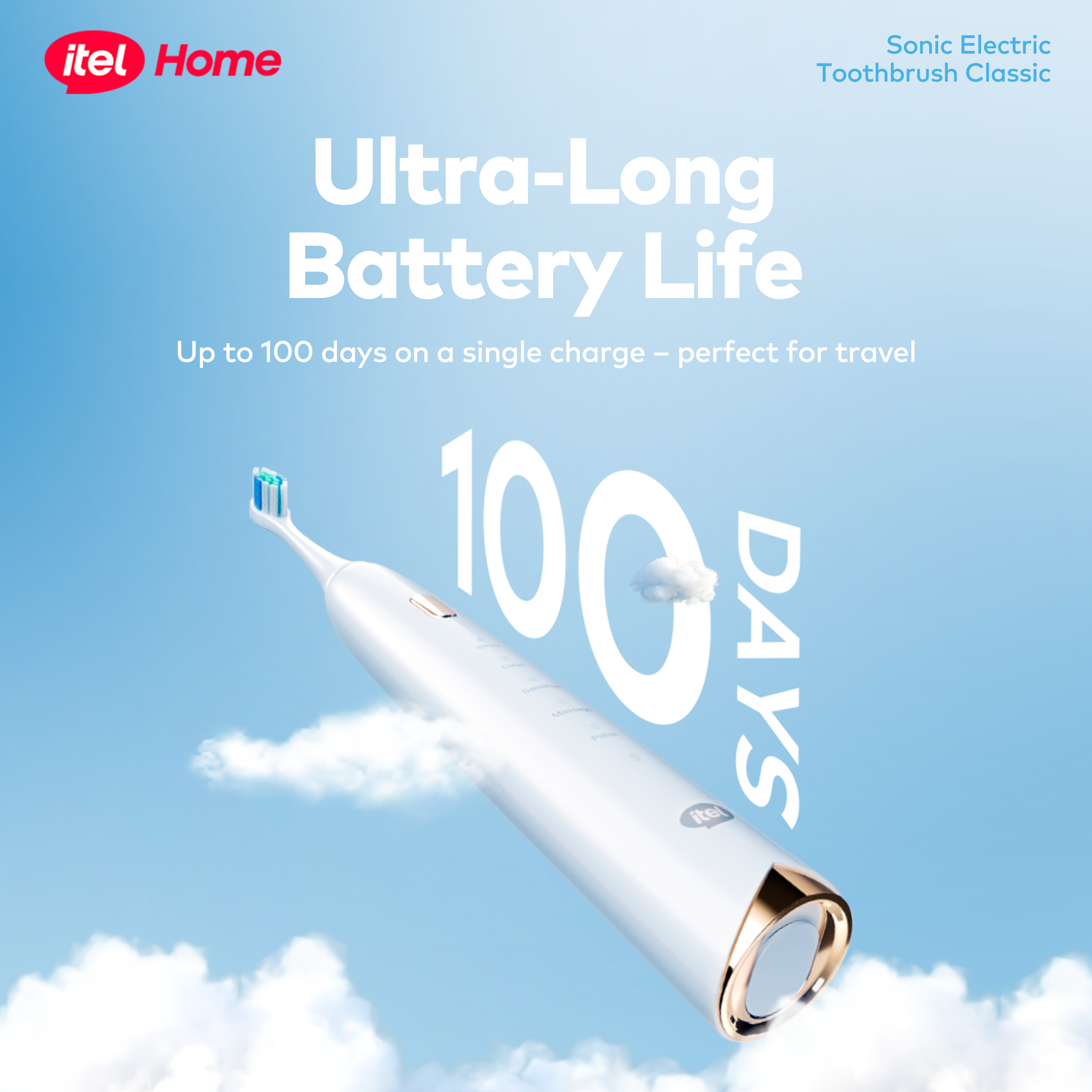 itel Sonic Electric Toothbrush (IET-31)