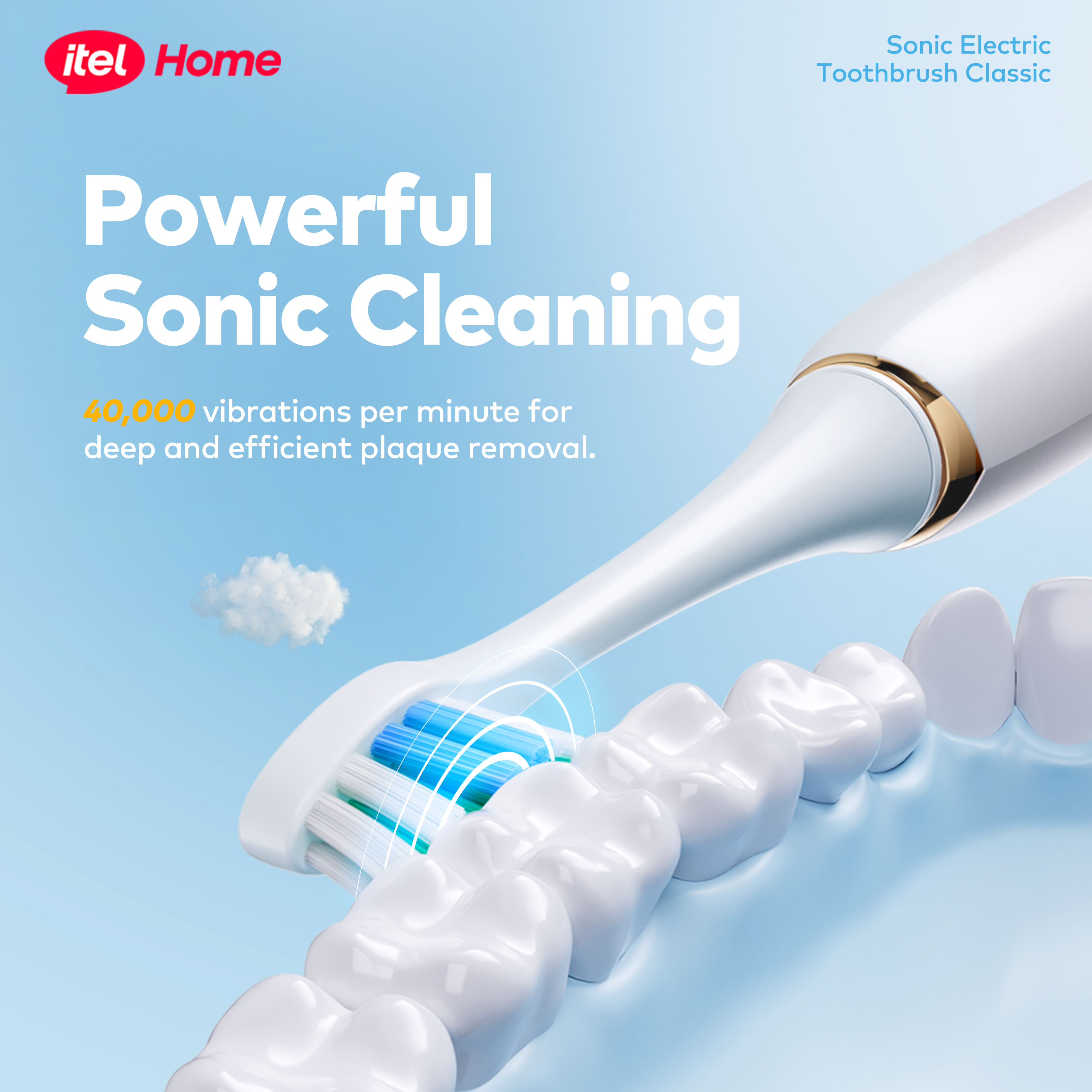 itel Sonic Electric Toothbrush (IET-31)