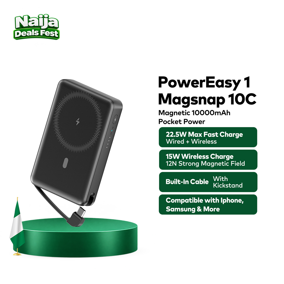 itel Power Bank PowerEasy A1820 | Naija Deals Fest