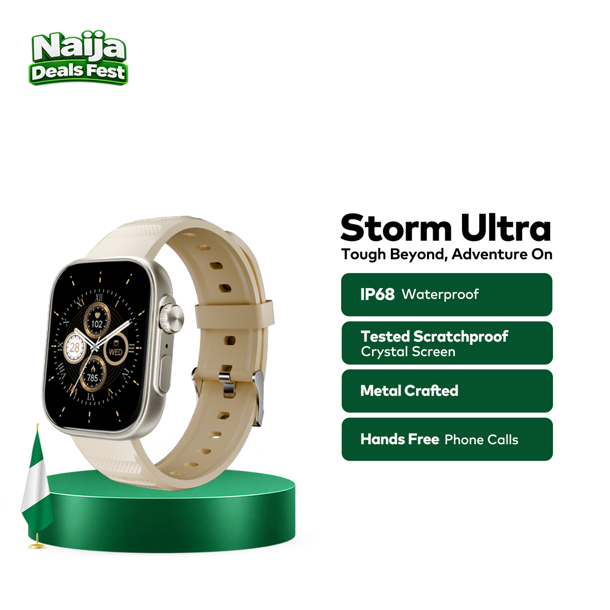 itel Smartwatch O23 StormUltra | Naija Deals Fest