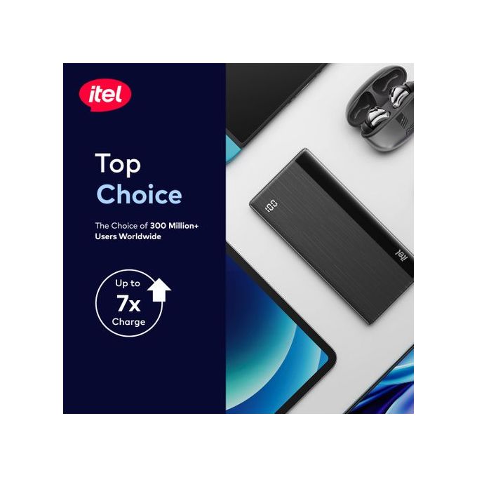 itel PowerPulseⅠ A1480 Power-Bank 30000mAh 22.5W Fast Charging Type-C