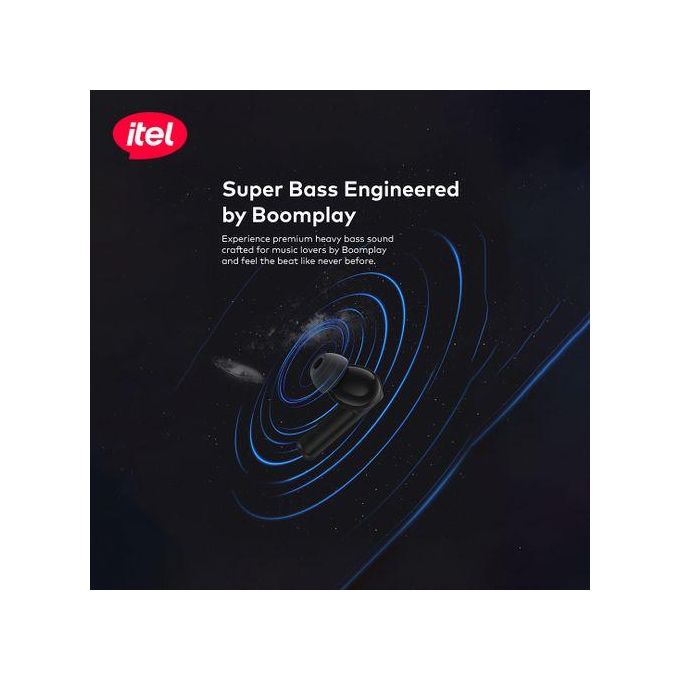 itel TWS BudsAir Pro Earphones Earbuds Bluetooth5.4 ENC