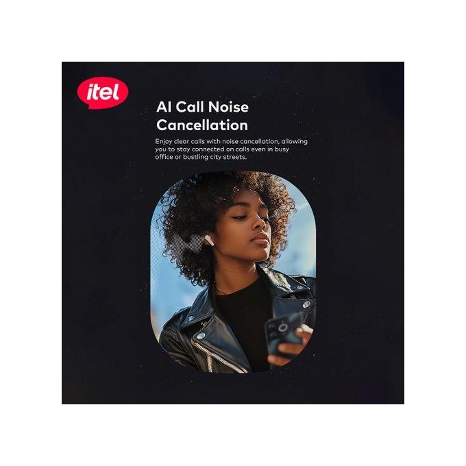itel TWS BudsAir Pro Earphones Earbuds Bluetooth5.4 ENC