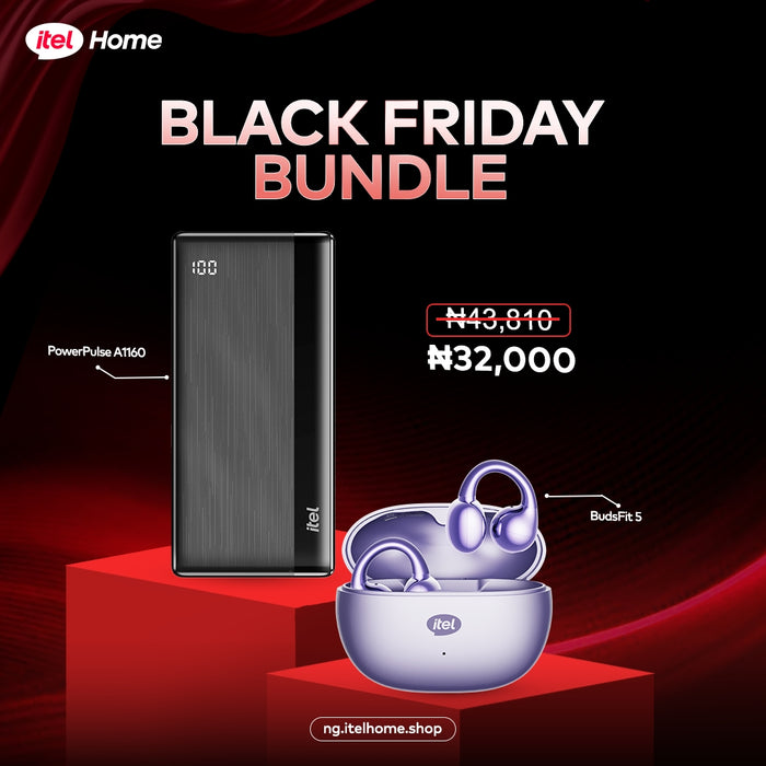 PowerPulse A1160 + BudsFit 5 - Black Friday Bundle