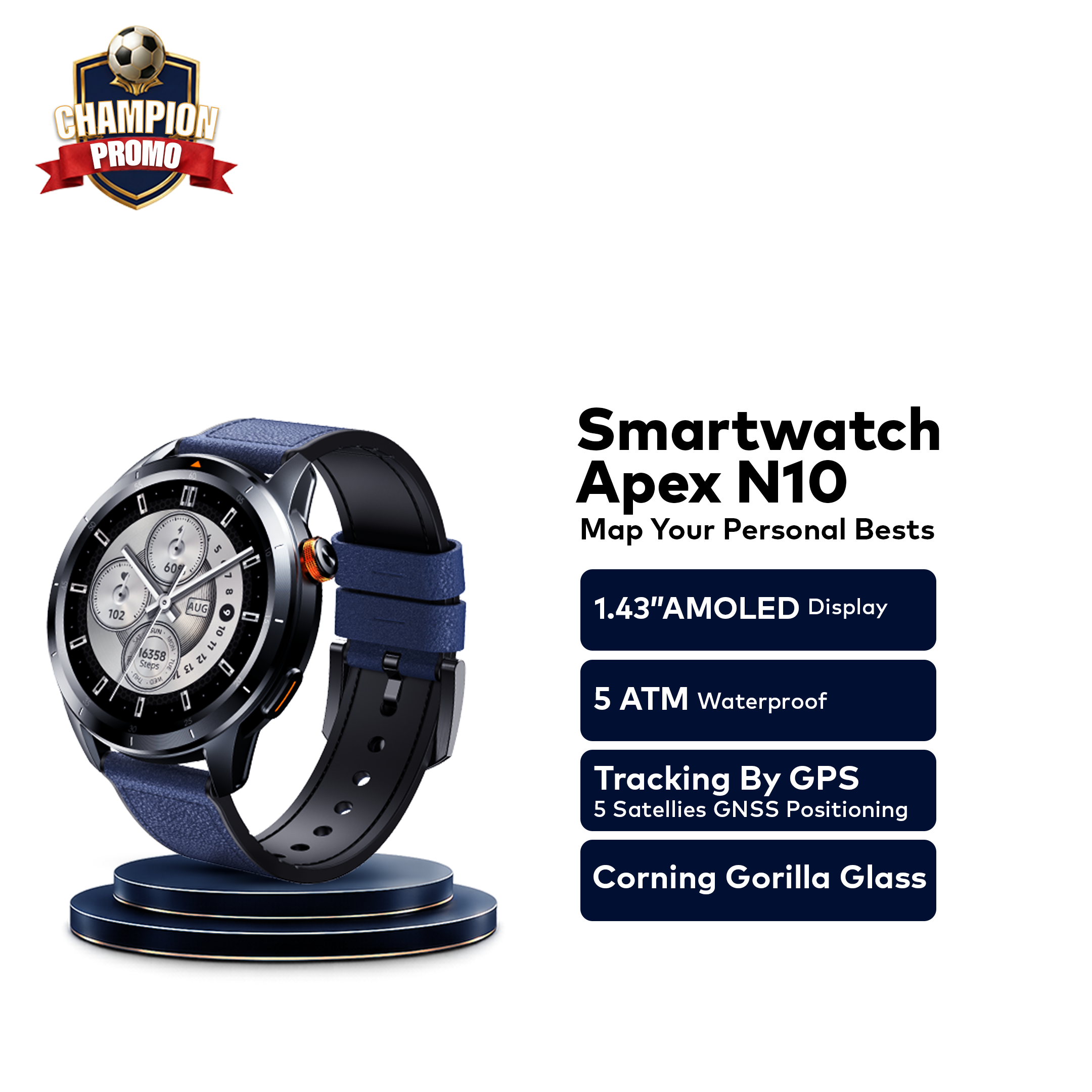 itel Apex N10 Smartwatch | Champions Promo