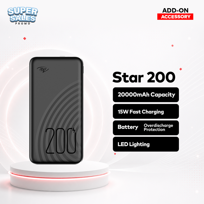 itel Star 200 Powerbank - Super Sale Promo