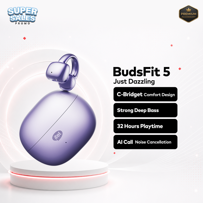 itel BudsFit 5 Earbud - Super Sale Promo