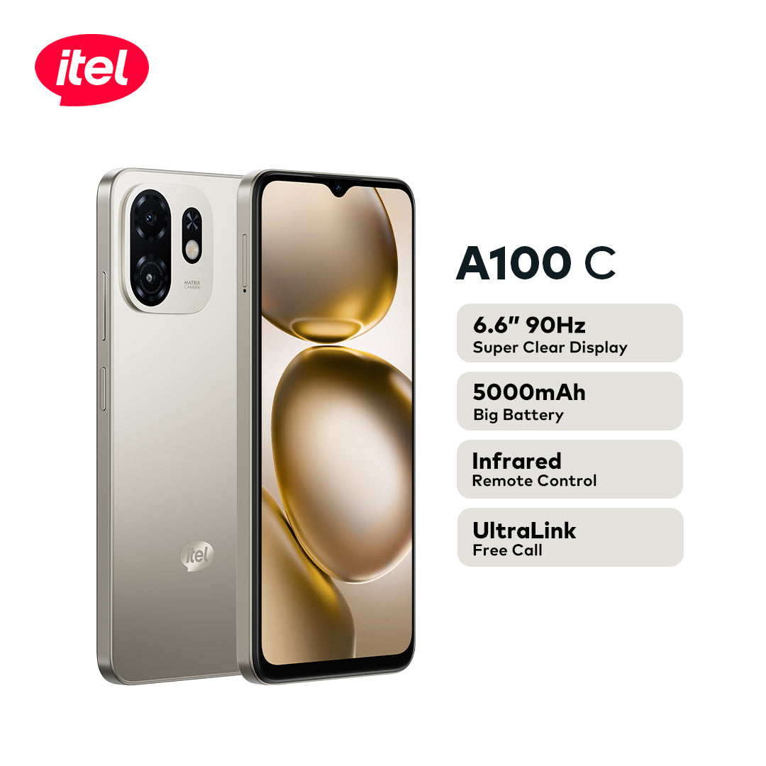 itel Smartphone A100C With 5000mAh | Power Your August