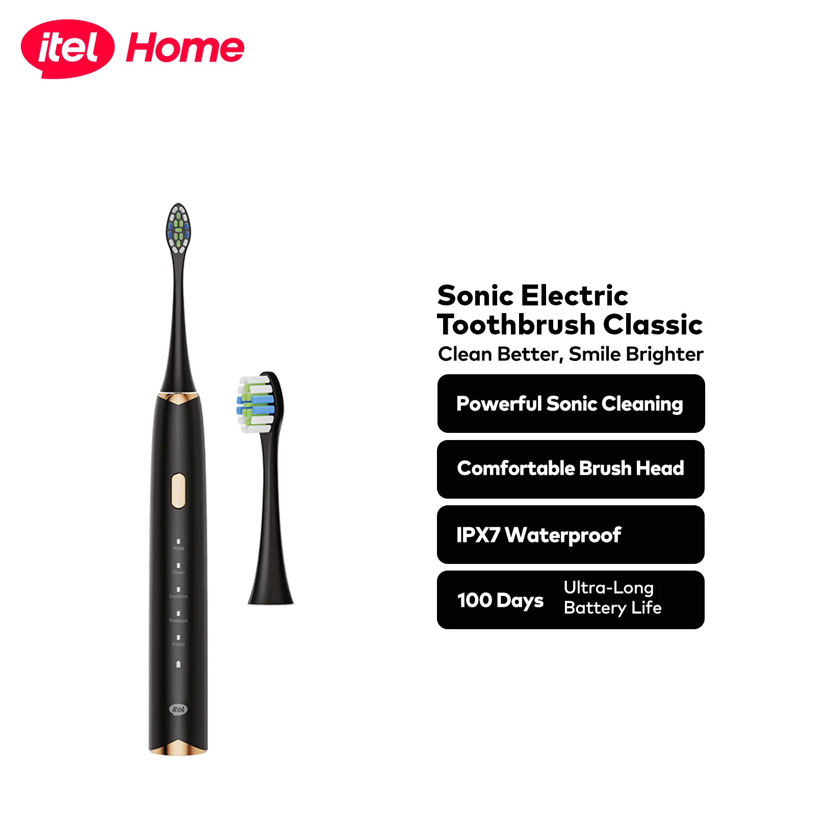 itel Sonic Electric Toothbrush (IET-31)