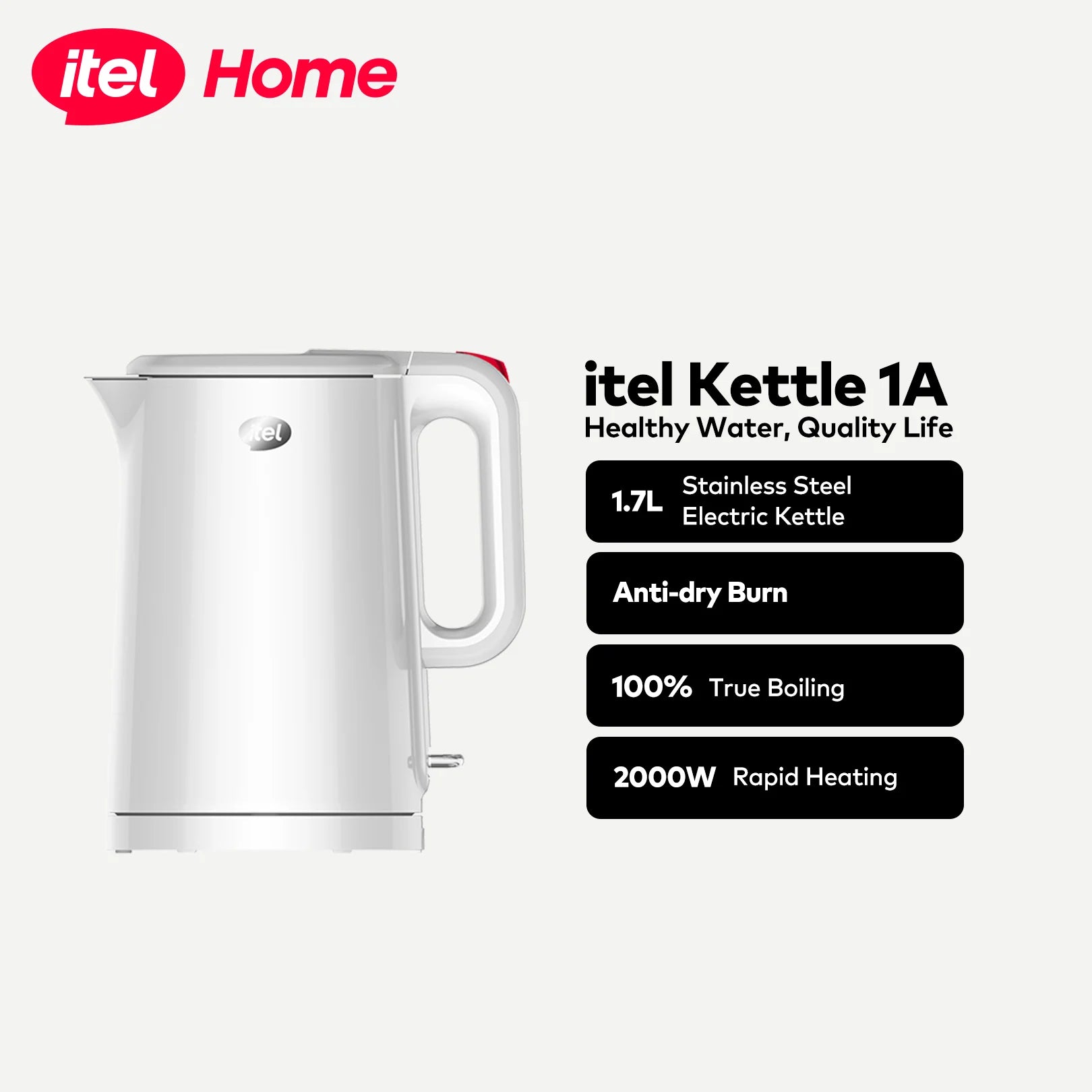 Itel Electric kettle 1A Real 201 stainless steel