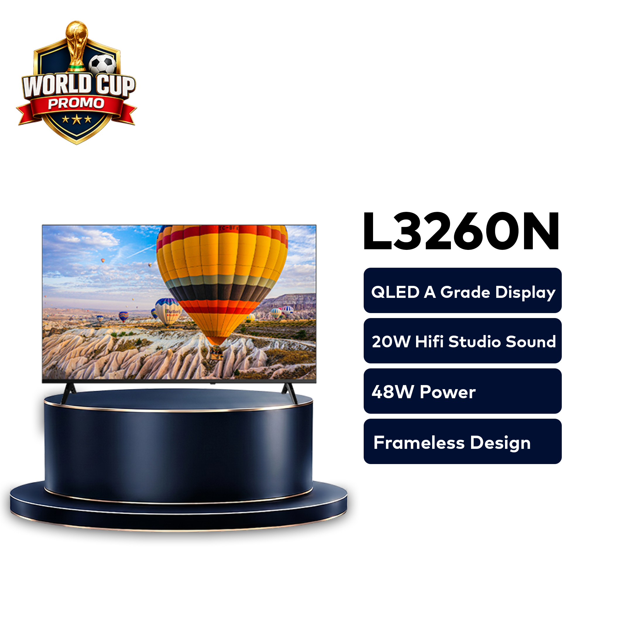 itel 32/43/50" QLED 4K Smart TV | Champions Promo