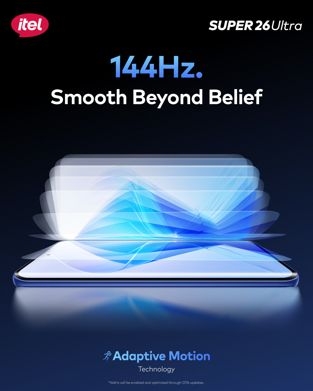 SUPER 26Ultra 6.78" 3D-Curved Amoled,144HZ , 6000mah with 6.8 Slimbody, 6years Fluency, Corning Gorilla Glass 7i S26U.