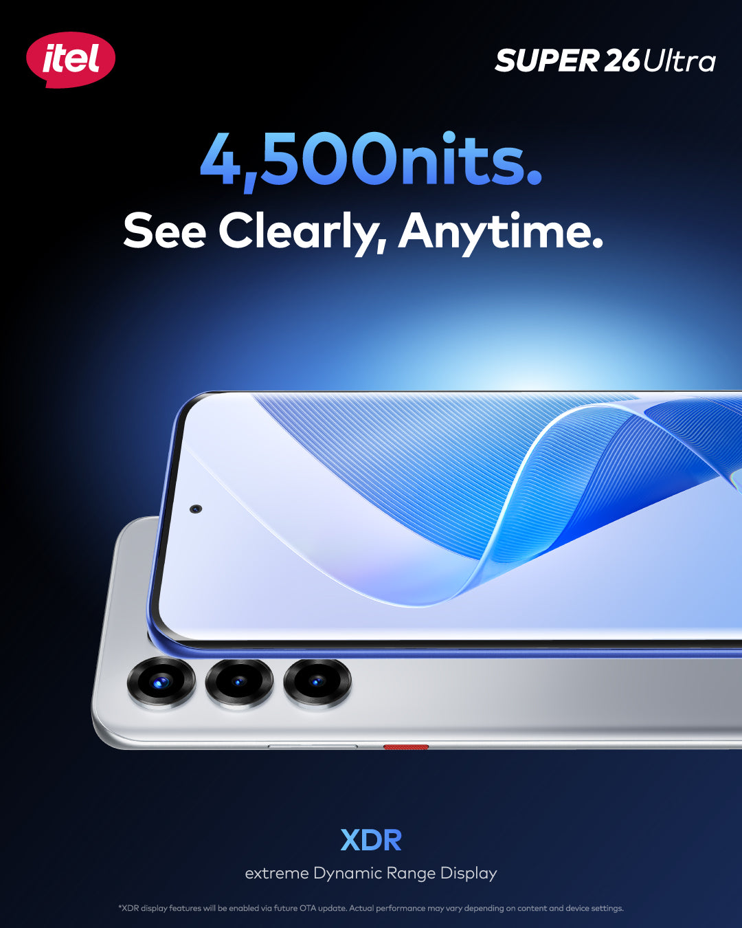 SUPER 26Ultra 6.78" 3D-Curved Amoled,144HZ , 6000mah with 6.8 Slimbody, 6years Fluency, Corning Gorilla Glass 7i S26U.
