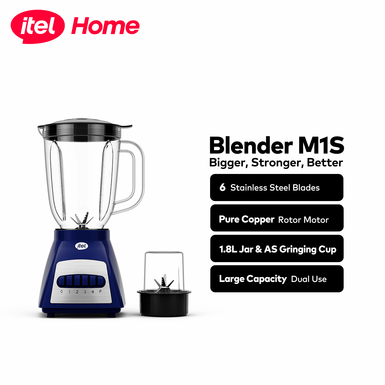 itel Blender M1S | Power Your August