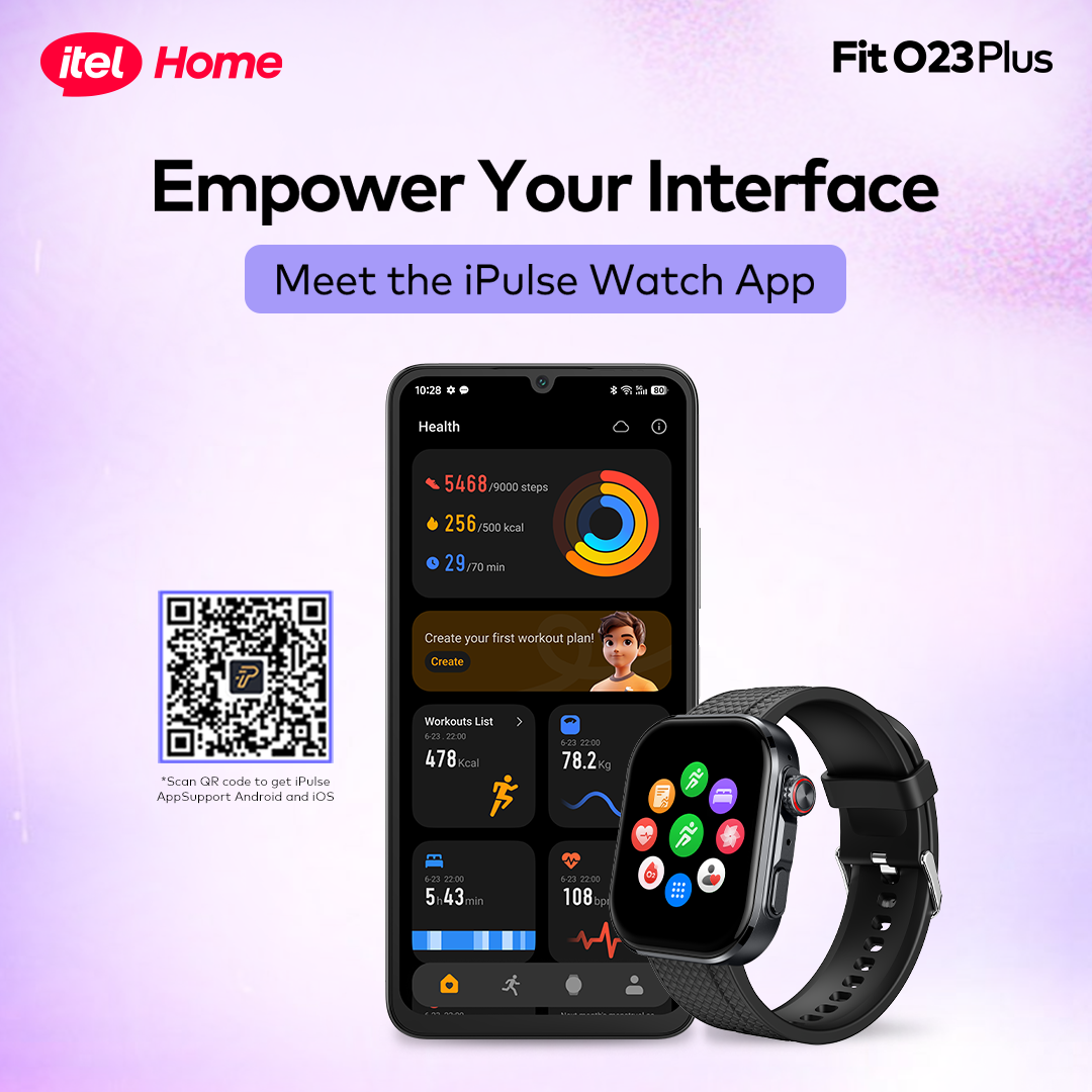 itel Smartwatch Fit 023 Plus – BT Calling, WhatsApp Quick Reply, Premium Design