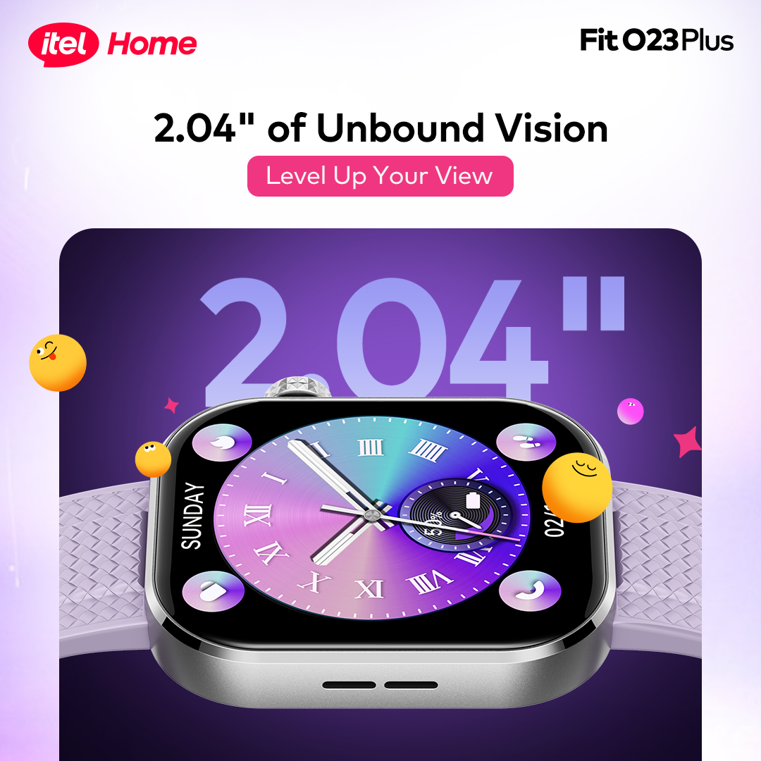 itel Smartwatch Fit 023 Plus – BT Calling, WhatsApp Quick Reply, Premium Design
