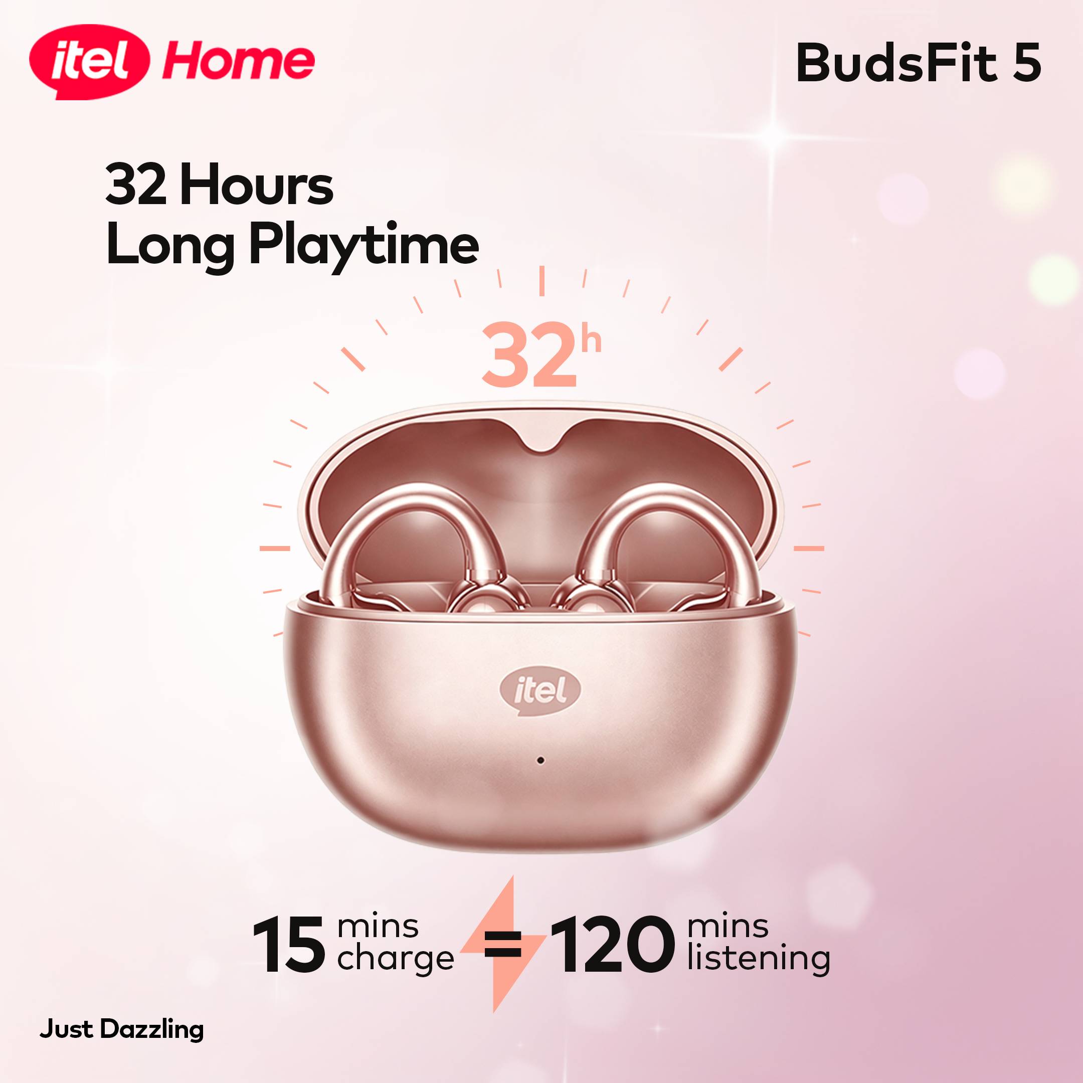 itel BudsFit 5 Earbud | Power Your August