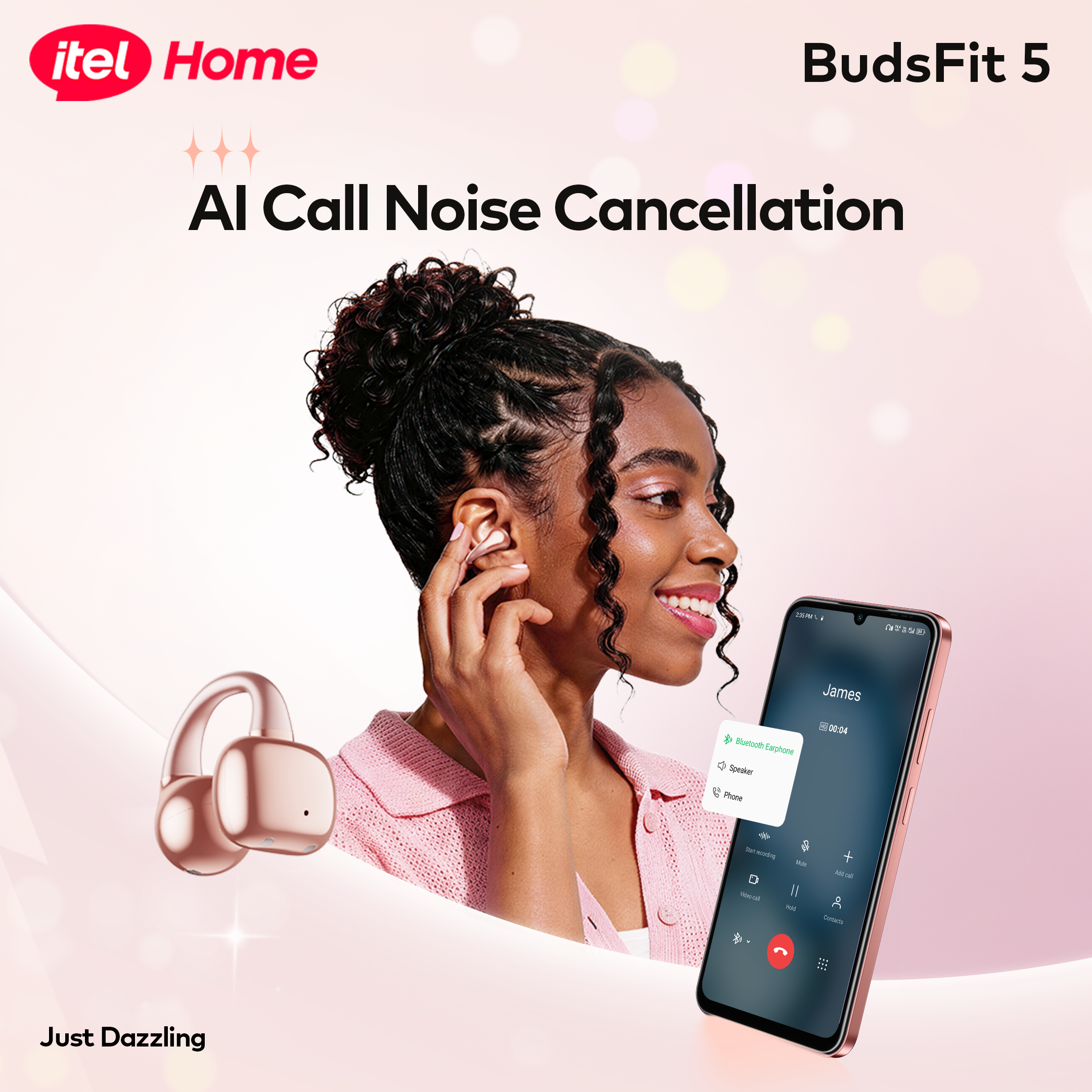 itel BudsFit 5 Earbud | Power Your August