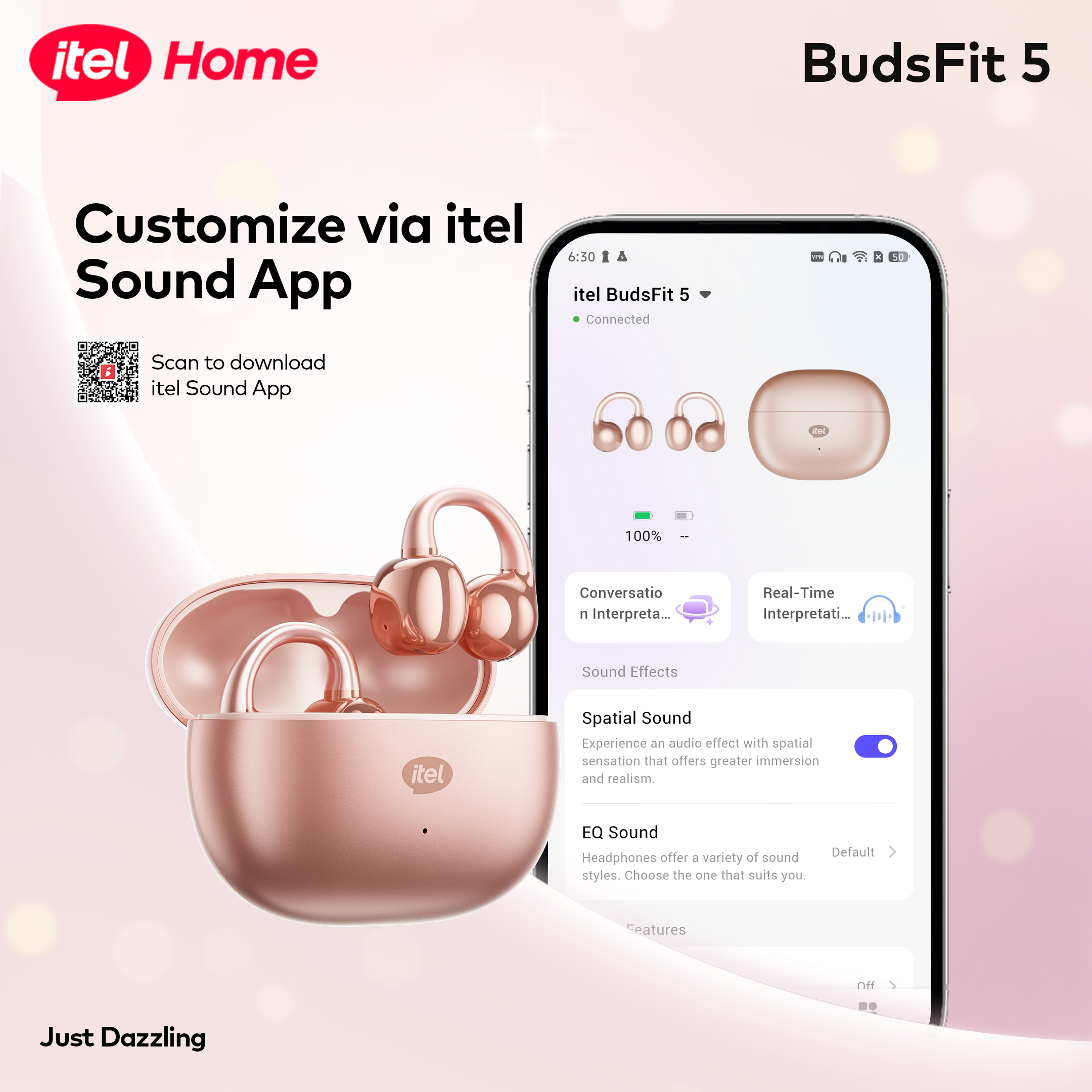 itel BudsFit 5 Earbud | Power Your August