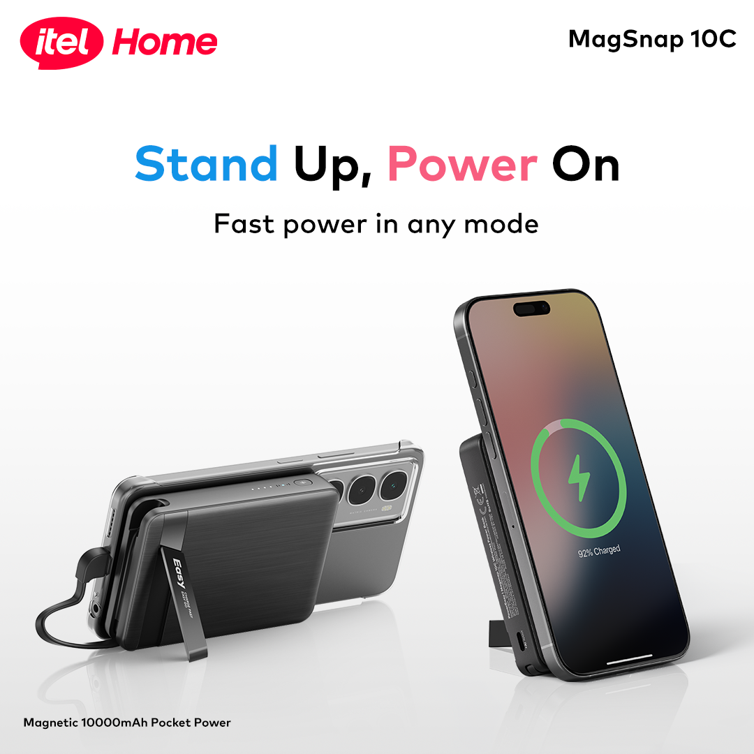 itel Power Bank PowerEasy A1820 – 10,000mAh, Portable Charger | Power Your August