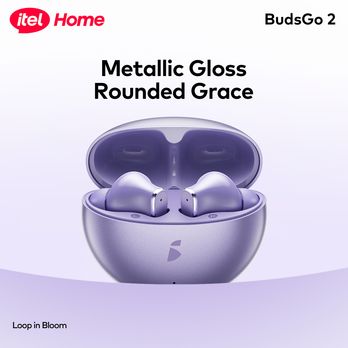 itel BudsGo 2 Wireless Earbuds - AI ENC, 30H Playtime & Deep Bass