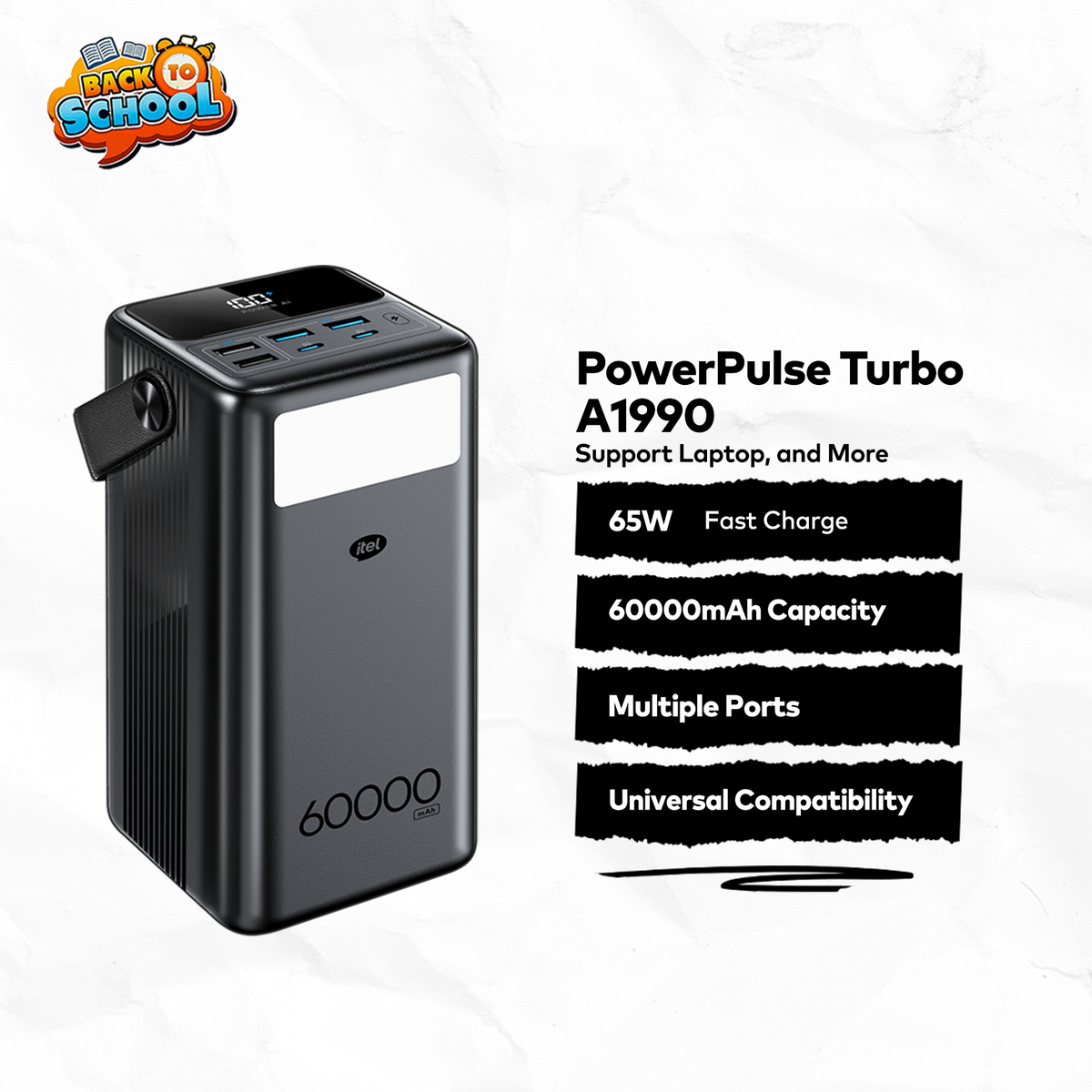 itel PowerPulse Turbo A1990 | Back to School