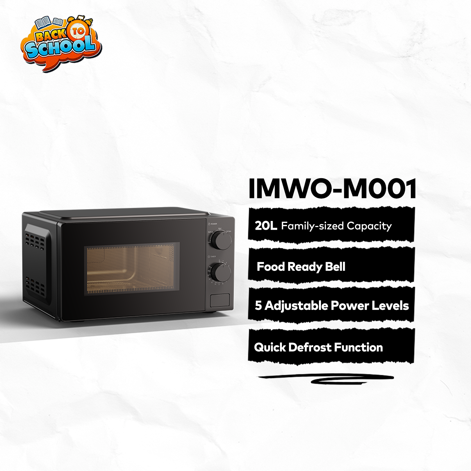 itel 20L Microwave Oven (IMWO-M001) | Back to School
