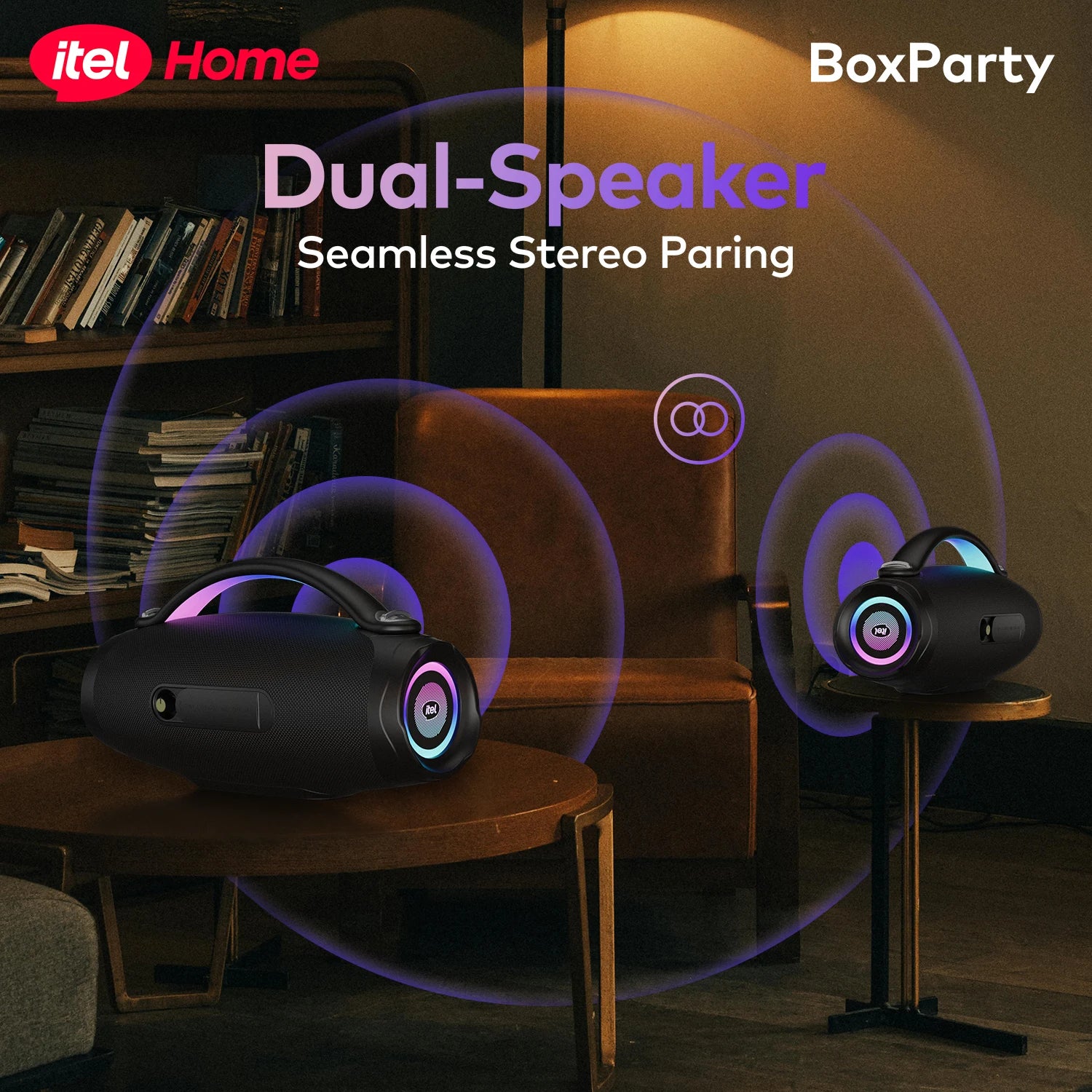 itel BoxParty 120w Portable Bluetooth Party Speaker IBS 80