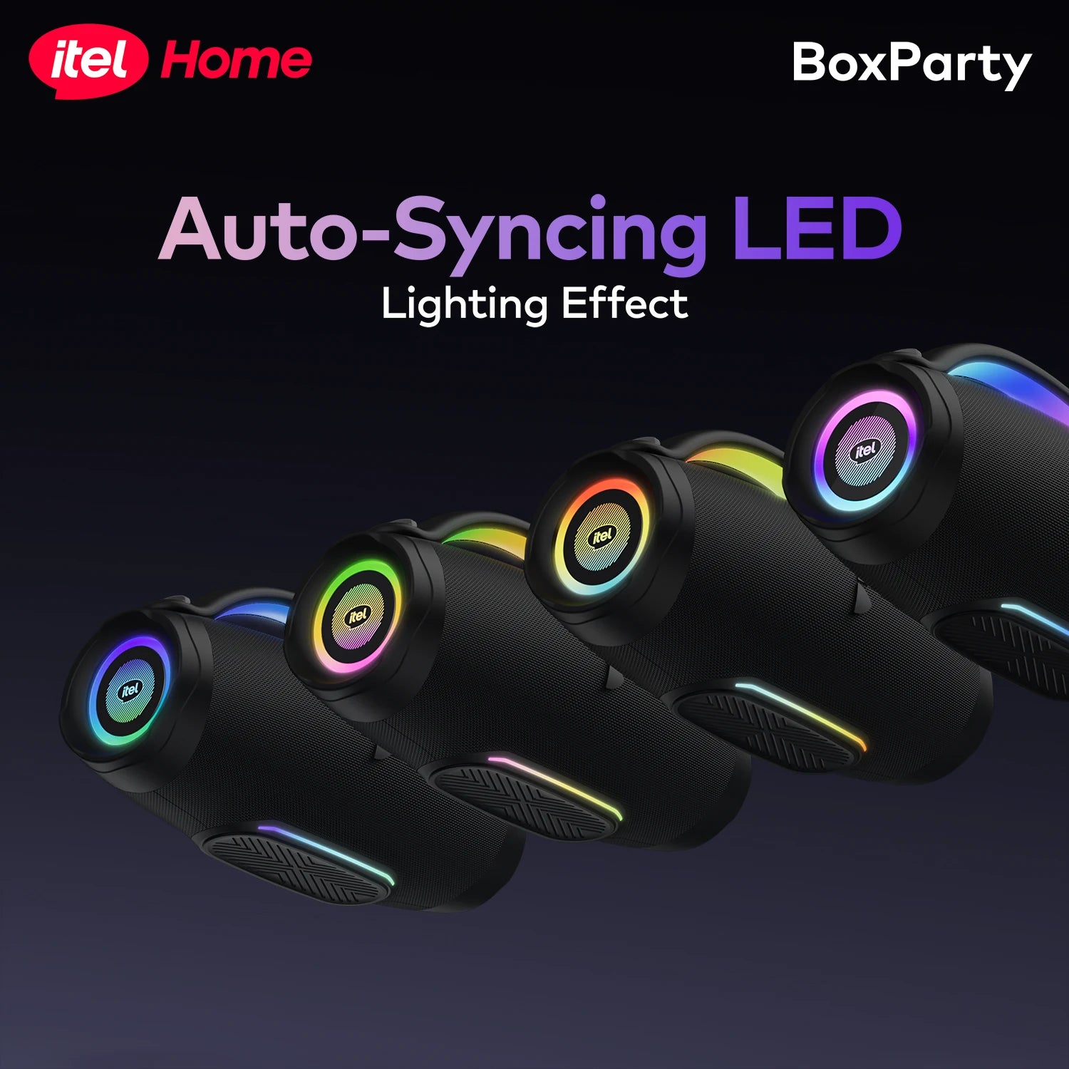 itel BoxParty 120w Portable Bluetooth Party Speaker IBS 80