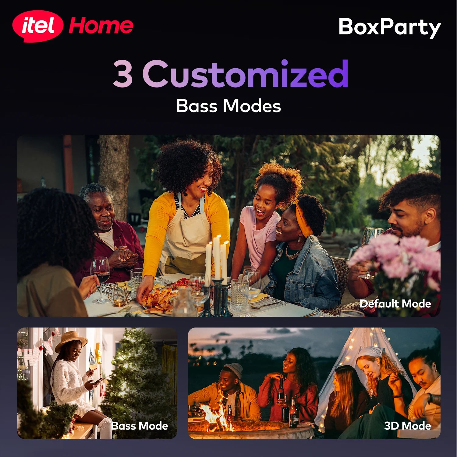 itel BoxParty 120w Portable Bluetooth Party Speaker IBS 80